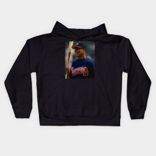 Andruw Jones in Atlanta Braves Kids Hoodie